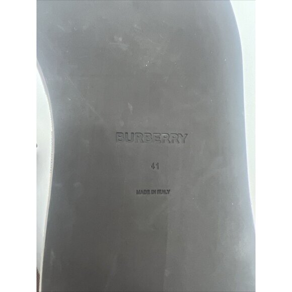 BURBERRY Women’s Size EU 41 US 11 Buckingham Check Plaid slides sandals New - Picture 10 of 14